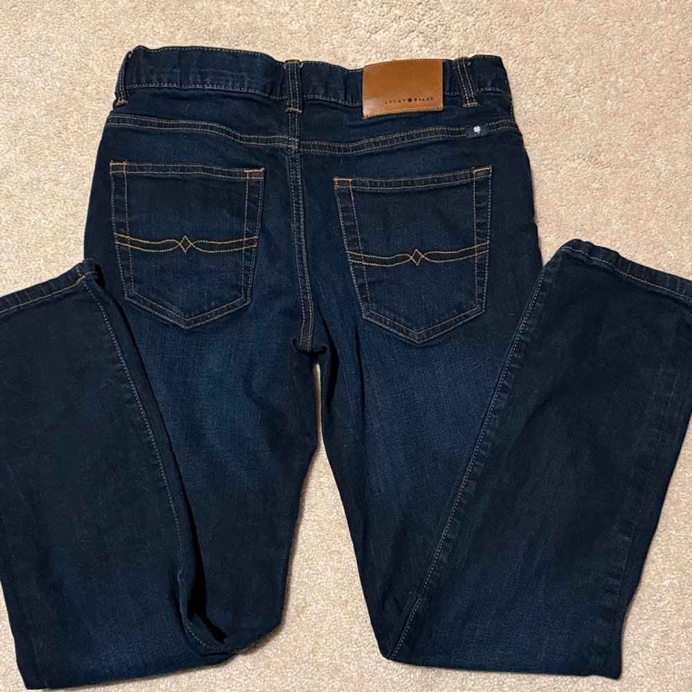 Lucky Brand Girls Dark Blue Jeans - Picture 4 of 6